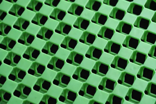チェッカー チェッカーボードの背景緑色3Dプリンター — ストック写真