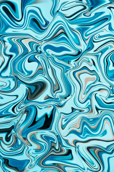 Abstrato Aquarela Oleosa Fundo Azul — Fotografia de Stock