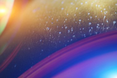 Gezegenler ve yıldızlı kozmosla fantastik uzay arkaplanı