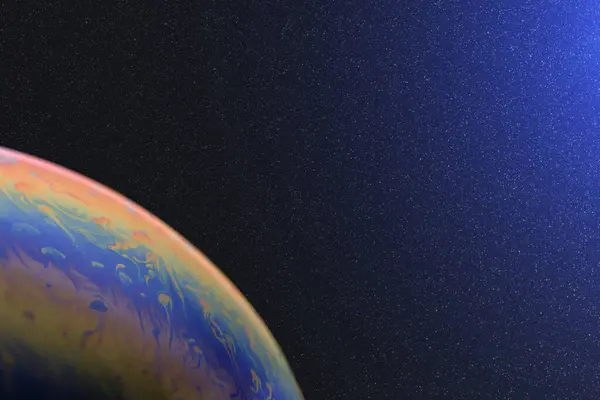 Fantástico Fundo Espacial Com Planetas Cosmos Estrelados — Fotografia de Stock