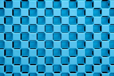 Damalı, dama tahtası arkaplan mavisi 3d yazıcı yaptı