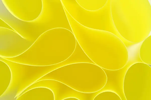 スムーズなラインで抽象的で黄色い紙の背景 — ストック写真