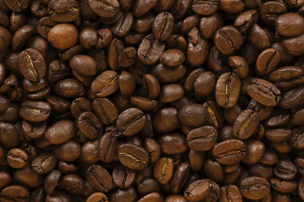 Background with roasted coffee seeds