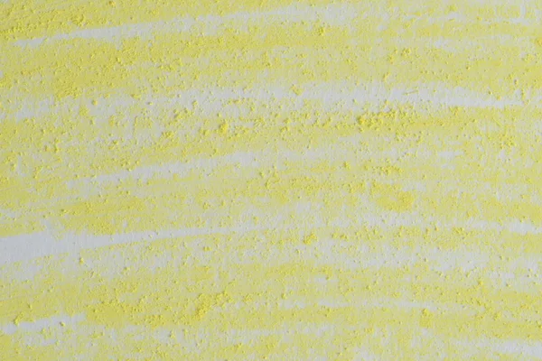 Tło Jest Biały Arkusz Pomalowany Żółtym Ołówku — Zdjęcie stockowe
