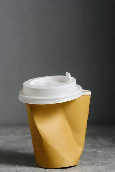 Copo Papel Enrugado Para Café Quente Bebidas Chá Fotografias De Stock Royalty-Free
