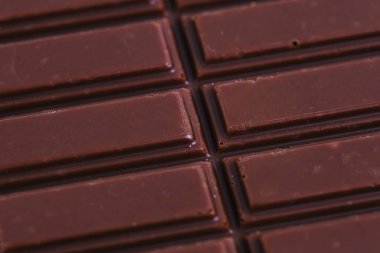 Lezzetli sütlü çikolata. Yakın plan.