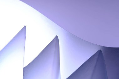 Abstract lilac macro background smooth lines of paper sheets