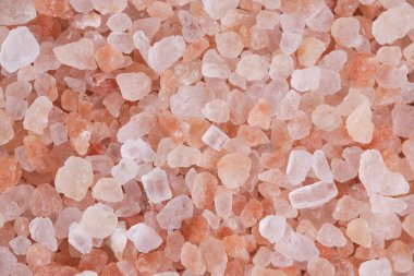 Arka plan, pembe yenilebilir Himalaya tuzu yakın plan