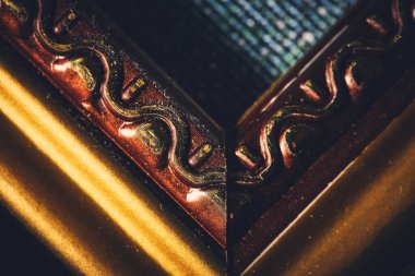 Duvarın çerçeve köşesi yakın plan