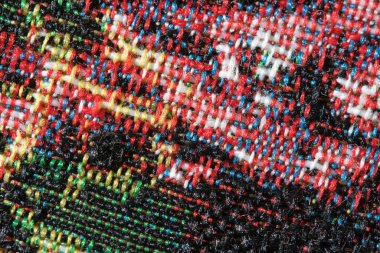 Soyut makro arkaplan ve doku kumaş tuval