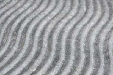 Arkaplan ve tasarım için bükülmüş metal yaprak dokusu