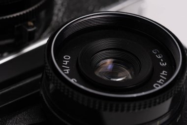 eski kamera lens portre