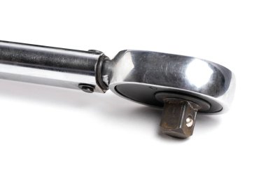 Tork anahtarı beyaz arkaplanda. Ölçüm aygıtı