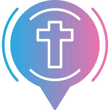 Harita simgesi. Web için basit gezinme vektör simgeleri çizimi