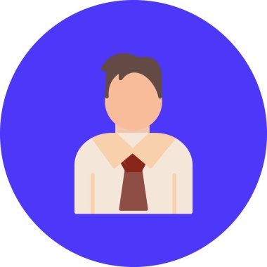 İş. Web simgesi basit illüstrasyon