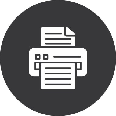 Dosya simgesinin vektör illüstrasyonu