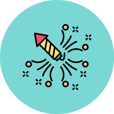 Çizgi film simgesinin vektör çizimi