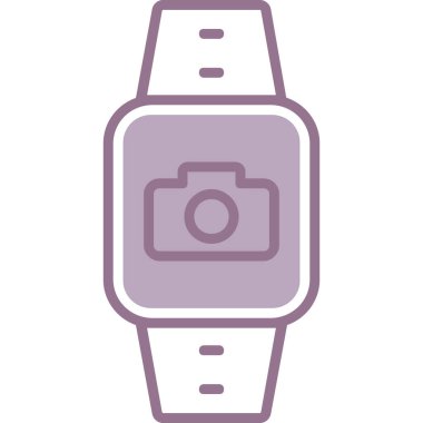 İzle. Web simgesi basit illüstrasyon