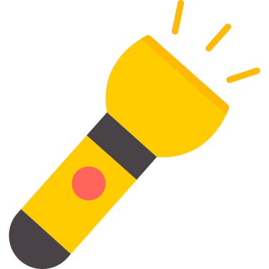 el feneri. Web simgesi basit illüstrasyon