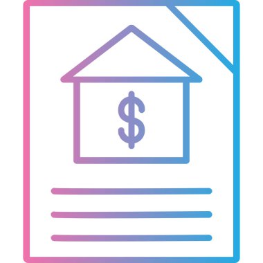 Dolar işareti vektör çizgisi deseni