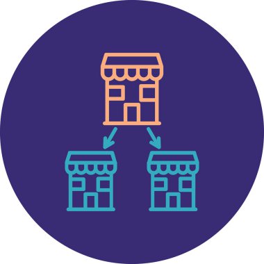 seo modern simgesinin vektör illüstrasyonu