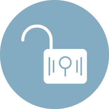 Kilit. Web simgesi basit illüstrasyon