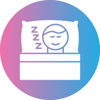 Uyuyan adam. Web simgesi