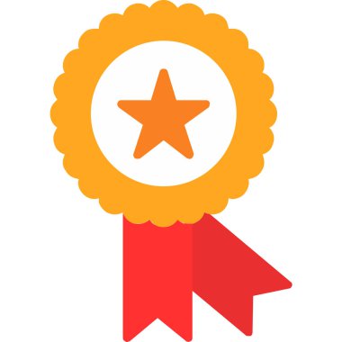 ödül rozeti simgesi, vektör illüstrasyonu