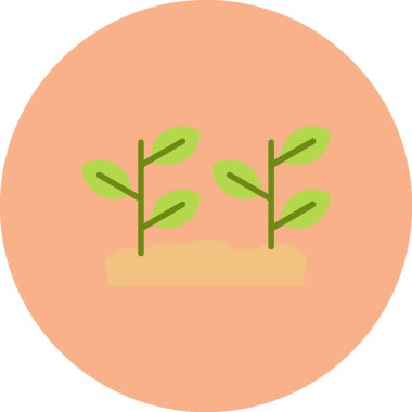 Ağaç. Web simgesi basit illüstrasyon