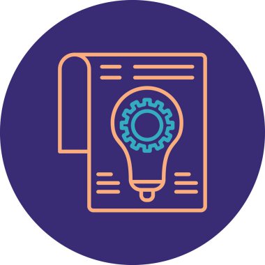 Ampul Simgesi, Vektör illüstrasyonu