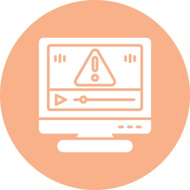 Bilgisayar monitörü. Basit resimleme