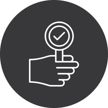 vektör onay işareti simgesi