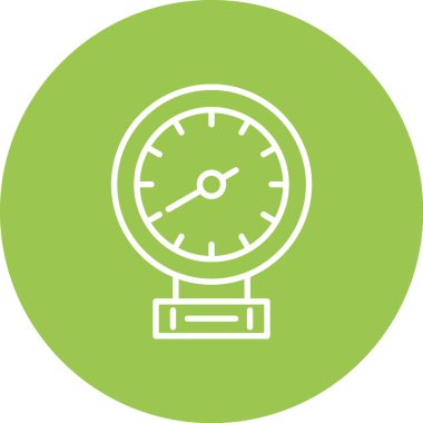 Kronometre Web simgesi basit illüstrasyon