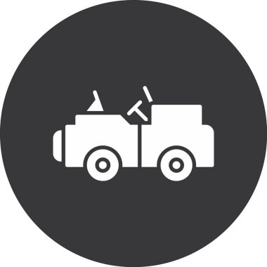 Modern oto tamir simgesinin vektör illüstrasyonu