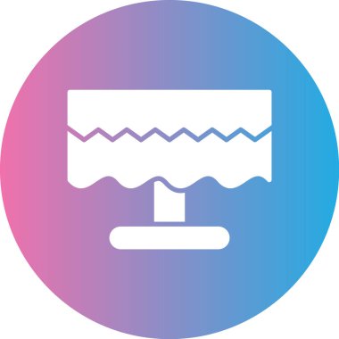 Modern b 'nin vektör illüstrasyonunda müziğin eksik simgesi