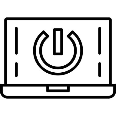 bilgisayar simgesi vektör illüstrasyonu