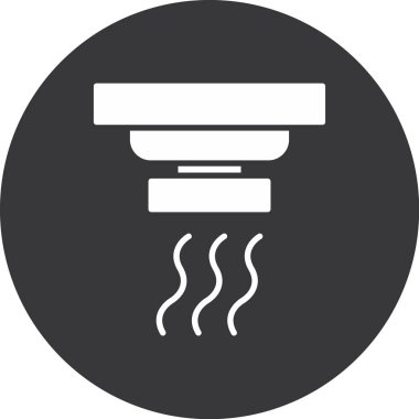 Bir hot dog simgesinin vektör çizimi