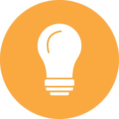 ampul vektör simgesi modern basit vektör illüstrasyonu