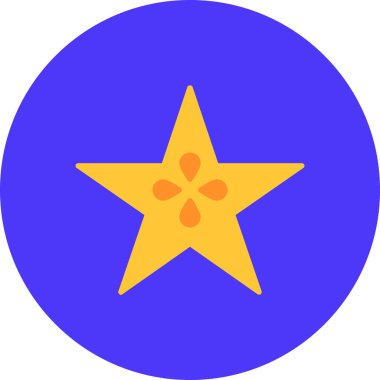 Yıldız. Web simgesi basit illüstrasyon