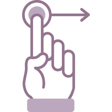 Bir termometre simgesi ile el