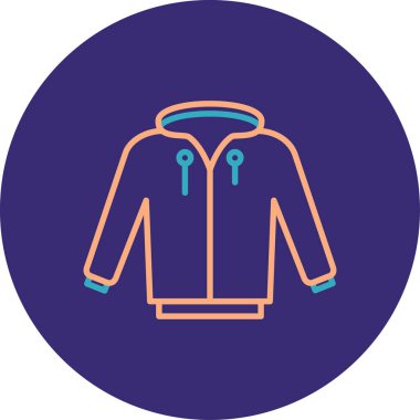 Bir kadın simgesinin vektör illüstrasyonu