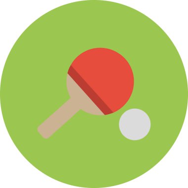 Golf düz vektör simgesi