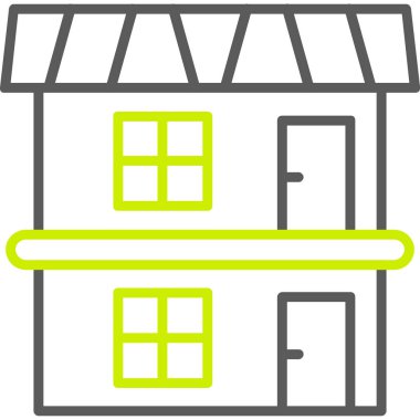 ev simgesi vektör illüstrasyonu