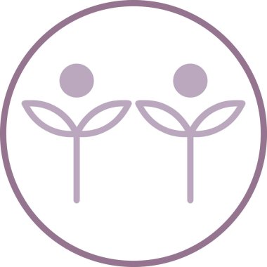 Bir çiçeğin vektör illüstrasyonu