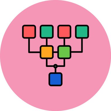bağlantı simgesi vektör illüstrasyonu
