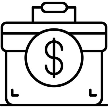 cüzdan ikonu vektör illüstrasyonu