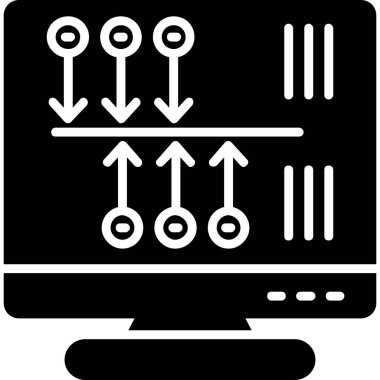 Ağ web simge vektör çizim