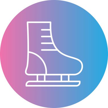 Modern b 'nin paten için vektör illüstrasyonundan yoksun