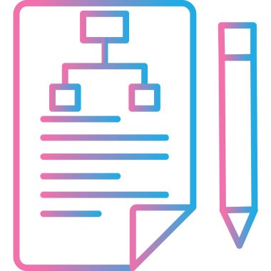 Modern simgenin vektör illüstrasyonu