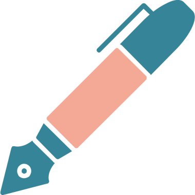 Kalem. Web simgesi basit tasarım